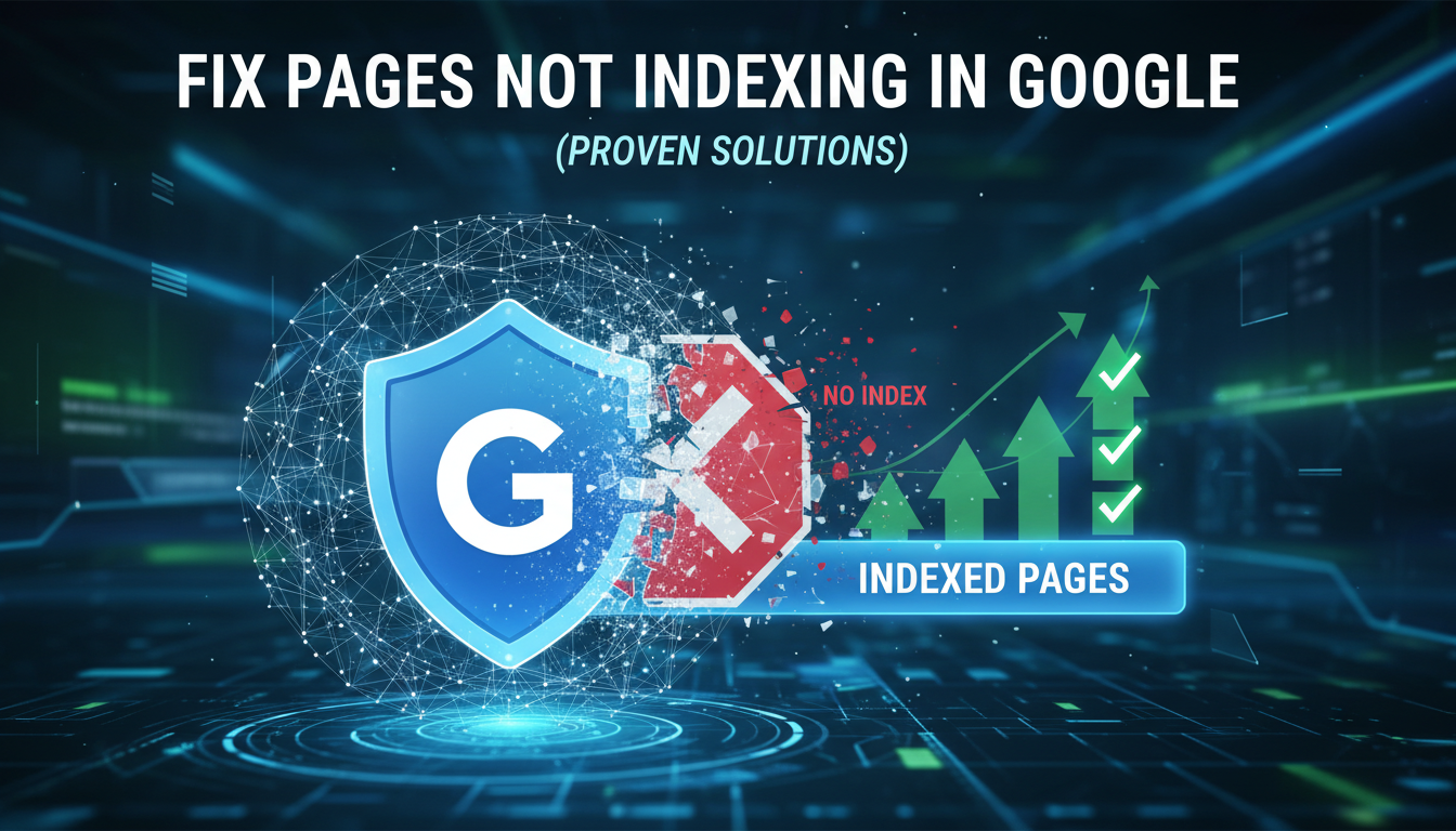 Fix Pages Not Indexing in Google (Proven Solutions)
