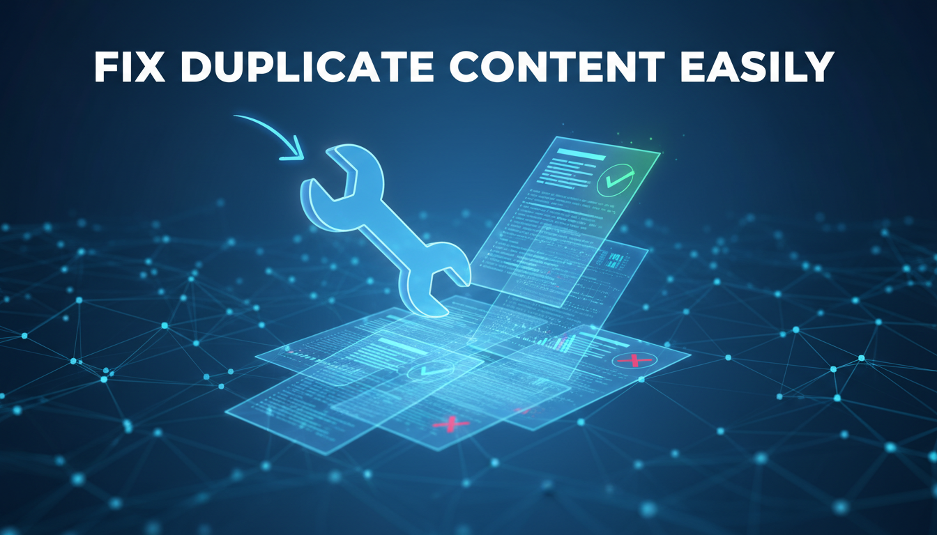 Fix Duplicate Content Issues Easily