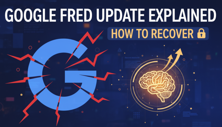 Google Fred Update Explained and How to Recover