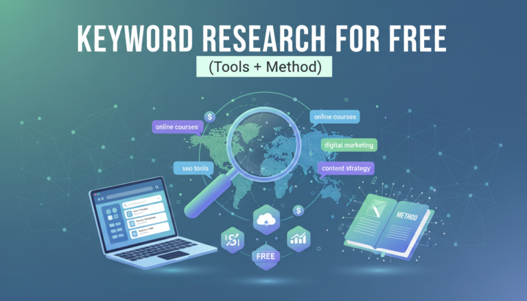 Keyword Research for Free (Tools + Method)