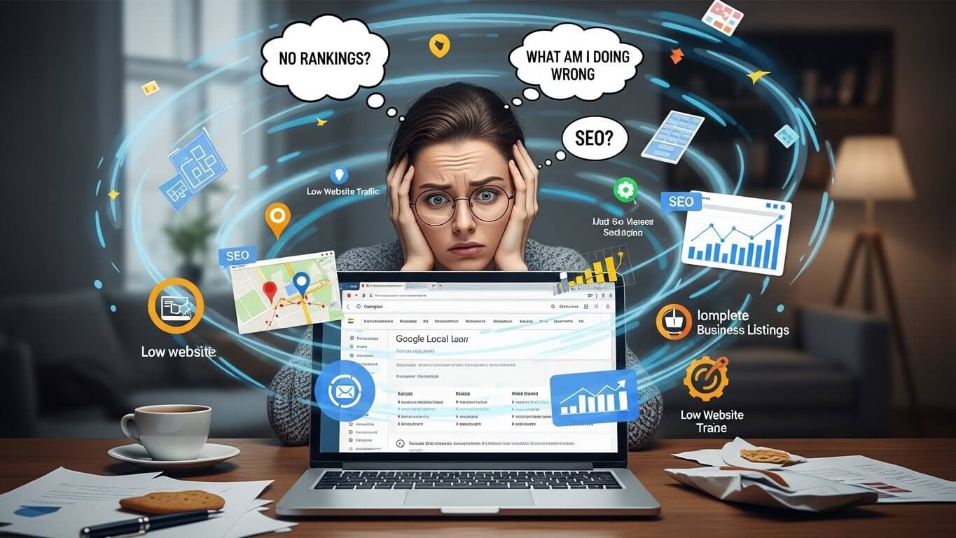 Why is my website not ranking on Google local search?