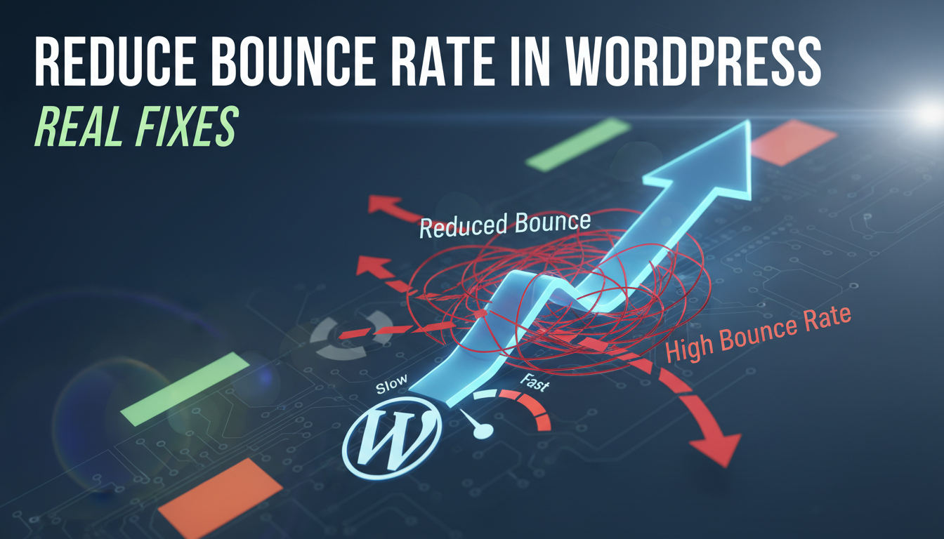 Reduce Bounce Rate in WordPress (Real Fixes)