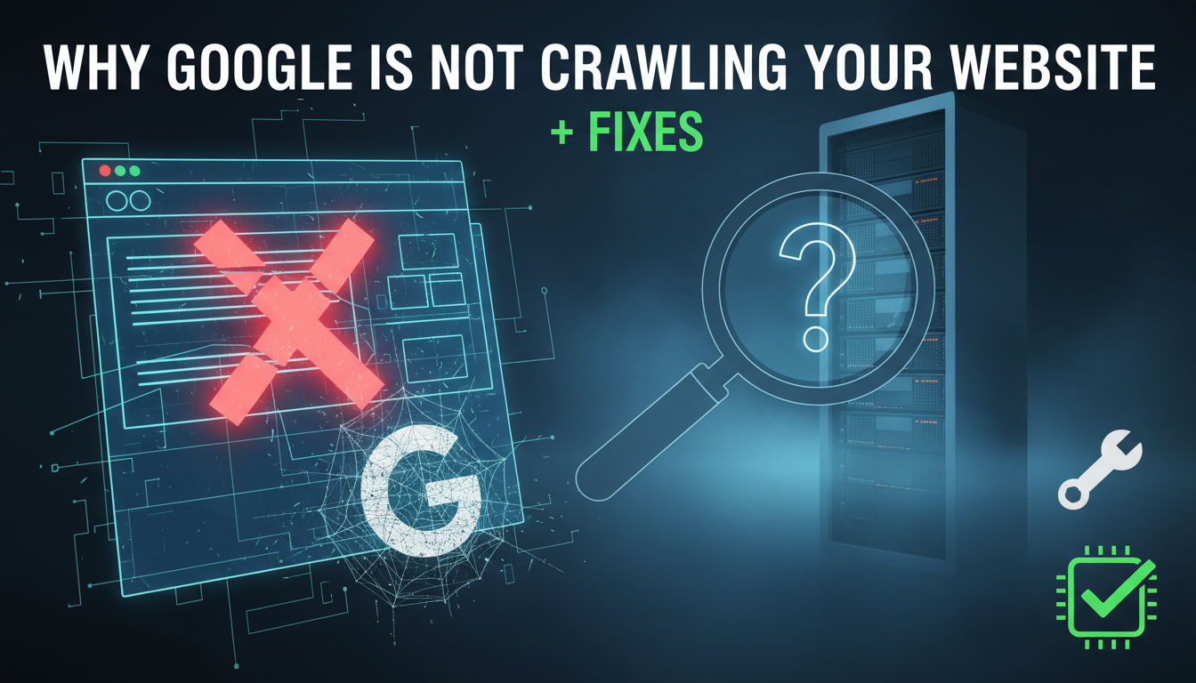 Why Google Is Not Crawling Your Website + Fixes