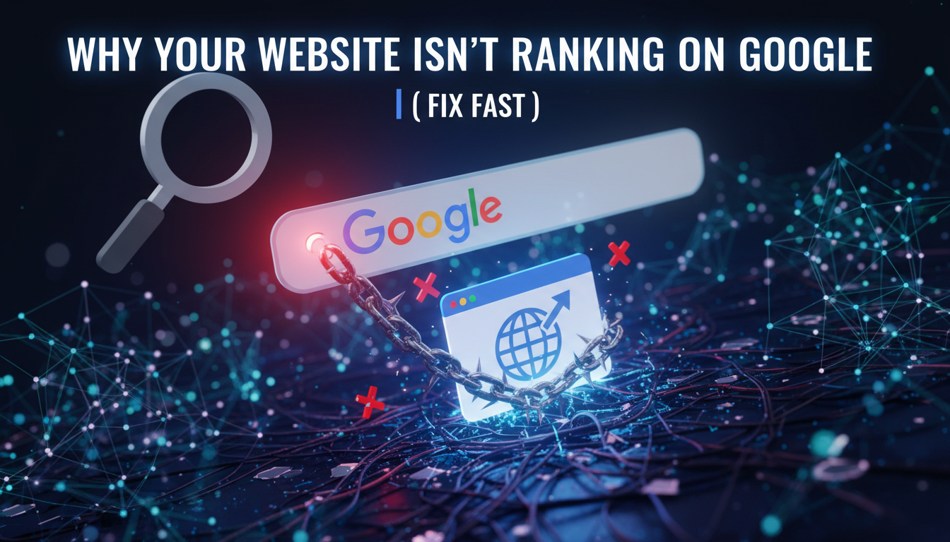 Why Your Website Isn’t Ranking on Google (Fix Fast)