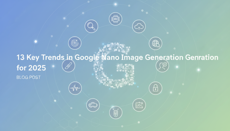 13 Key Trends in Google Nano Image Generation for 2025