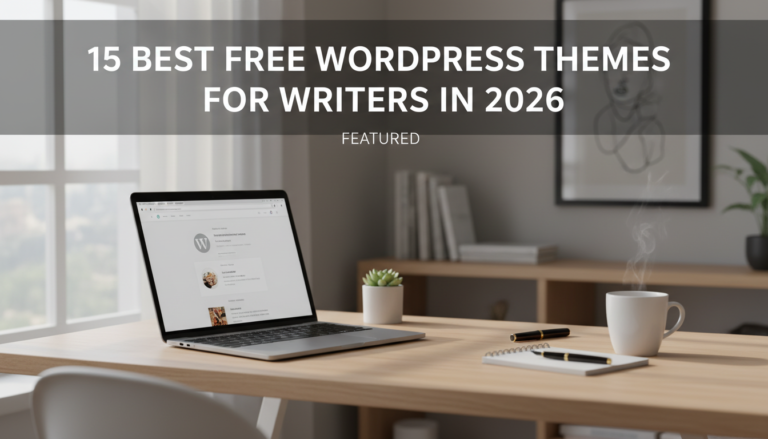 15 Best Free WordPress Themes for Writers in 2026