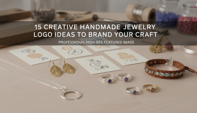 15 Creative Handmade Jewelry Logo Ideas to Brand Your Craft