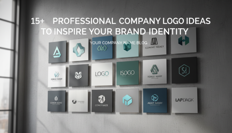 15+ Professional Company Logo Ideas to Inspire Your Brand Identity