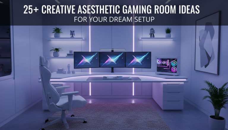 25+ Creative Aesthetic Gaming Room Ideas for Your Dream Setup
