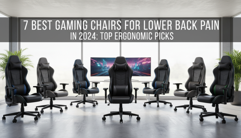 7 Best Gaming Chairs for Lower Back Pain in 2024: Top Ergonomic Picks