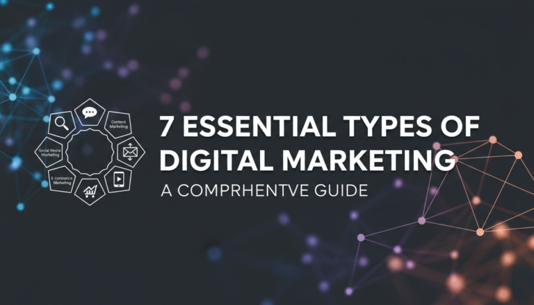 7 Essential Types of Digital Marketing: A Comprehensive Guide