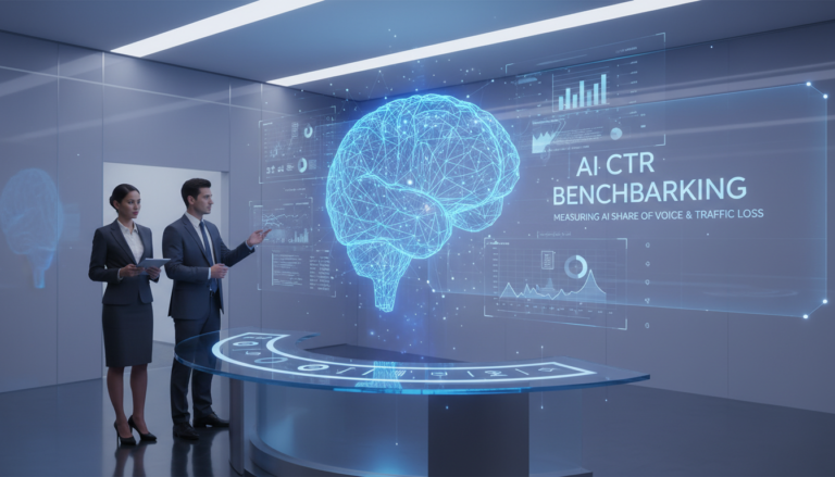 AI CTR Benchmarking: Measuring AI Share of Voice & Traffic Loss