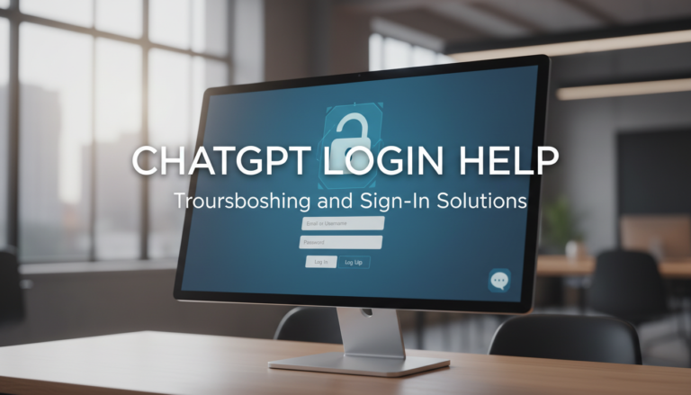 ChatGPT Login Help: Troubleshooting and Sign-In Solutions