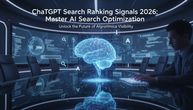 ChatGPT Search Ranking Signals 2026: Master AI Search Optimization