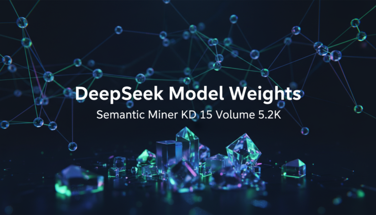 DeepSeek Model Weights - Semantic Miner KD 15 Volume 5.2K