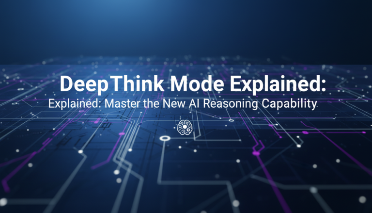 DeepThink Mode Explained: Master the New AI Reasoning Capability
