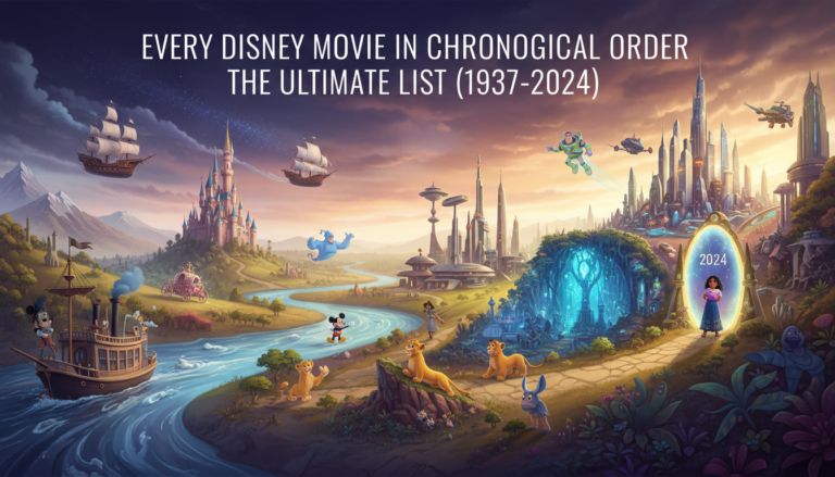 Every Disney Movie in Chronological Order: The Ultimate List (1937-2024)