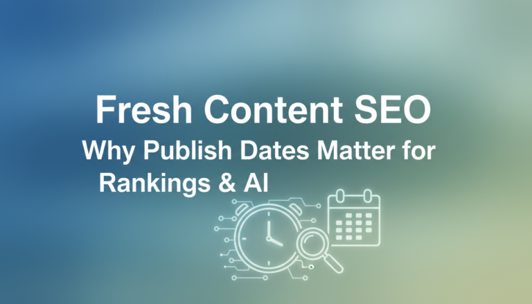 Fresh Content SEO: Why Publish Dates Matter for Rankings & AI