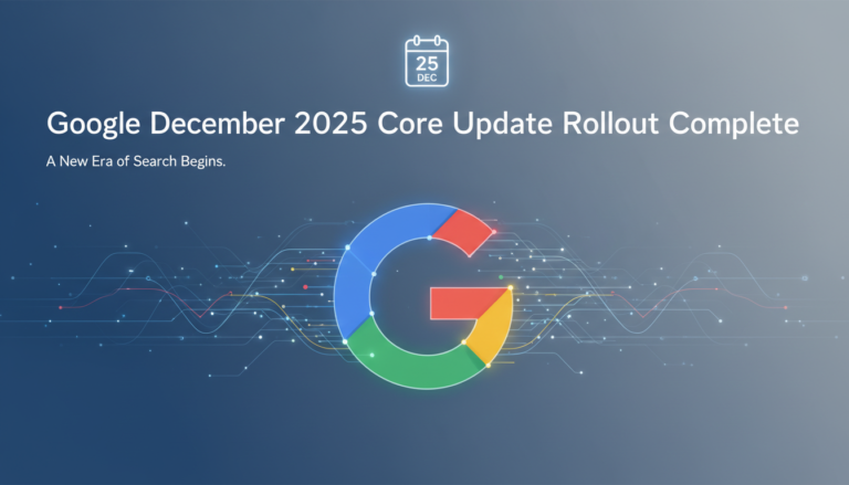 Google December 2025 Core Update Rollout Complete