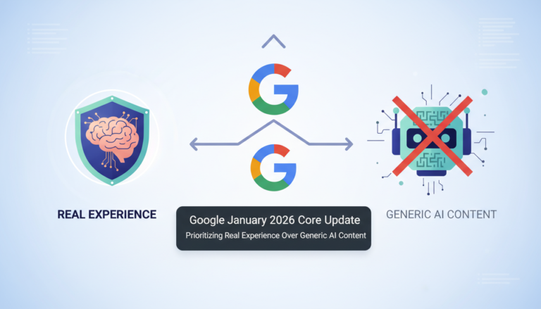 Google January 2026 Core Update: Prioritizing Real Experience Over Generic AI Content