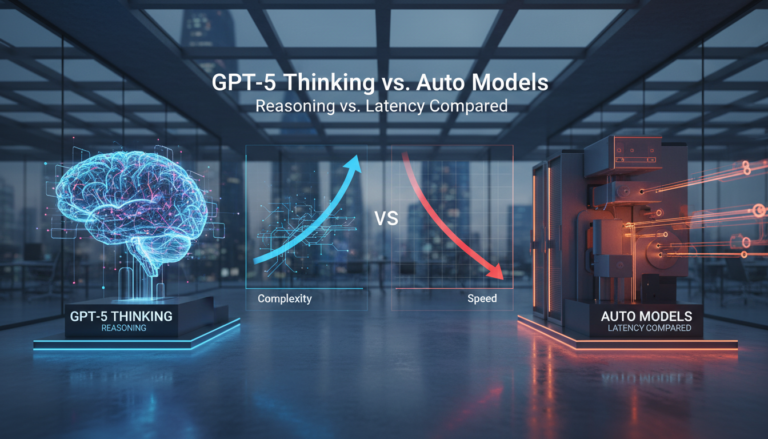 GPT-5 Thinking vs. Auto Models: Reasoning vs. Latency Compared