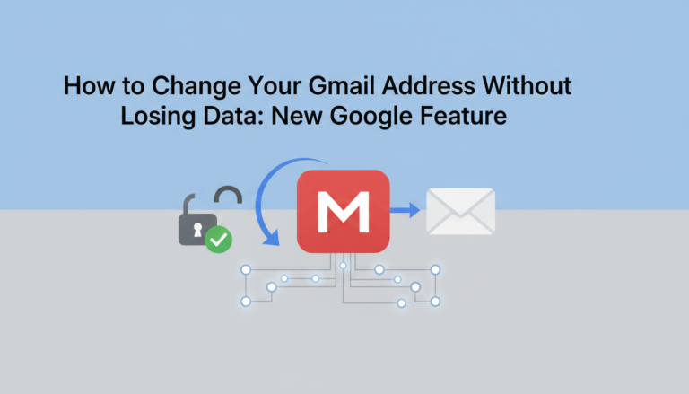 How to Change Your Gmail Address Without Losing Data: New Google Feature