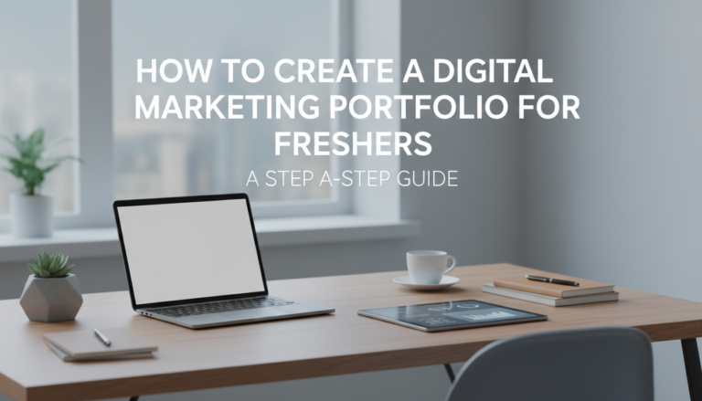 How to Create a Digital Marketing Portfolio for Freshers: A Step-by-Step Guide