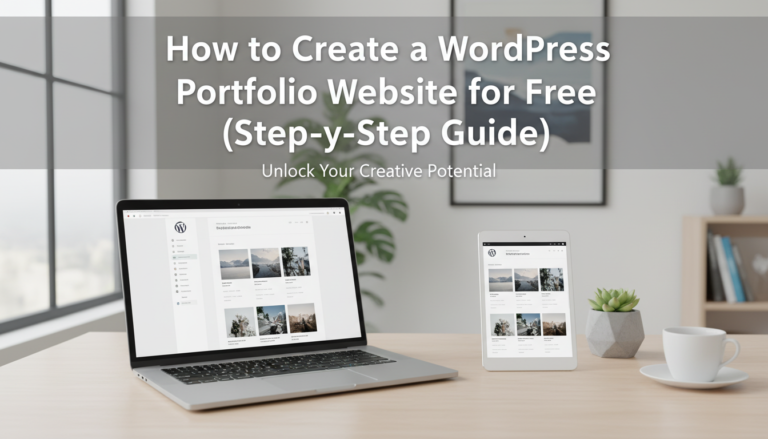 How to Create a WordPress Portfolio Website for Free (Step-by-Step Guide)