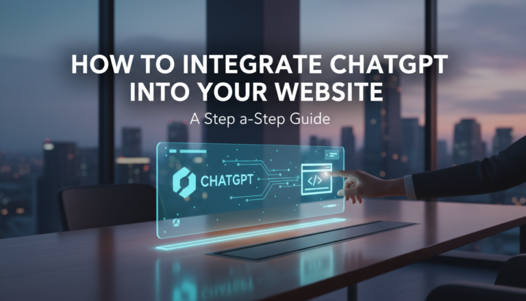 How to Integrate ChatGPT into Your Website: A Step-by-Step Guide