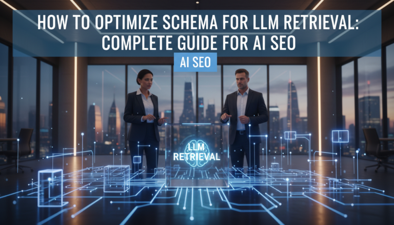 How to Optimize Schema for LLM Retrieval: Complete Guide for AI SEO