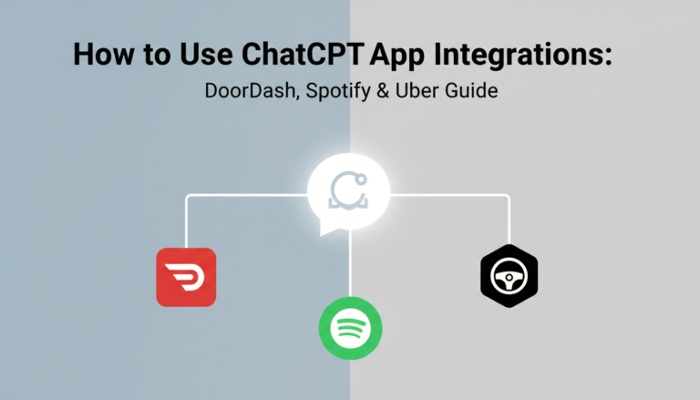 How to Use ChatGPT App Integrations: DoorDash, Spotify & Uber Guide