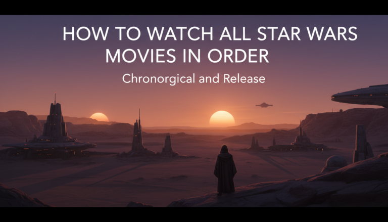How to Watch All Star Wars Movies in Order: Chronological and Release