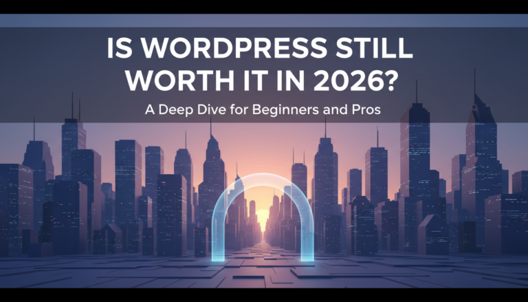 Is WordPress Still Worth It in 2026? A Deep Dive for Beginners and Pros