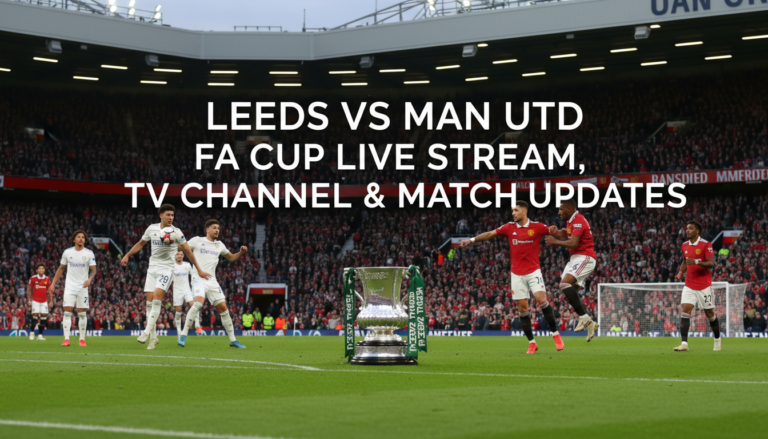 Leeds vs Man Utd: FA Cup Live Stream, TV Channel & Match Updates