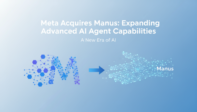 Meta Acquires Manus: Expanding Advanced AI Agent Capabilities