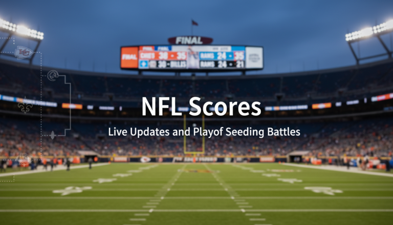 NFL Scores: Live Updates and Playoff Seeding Battles