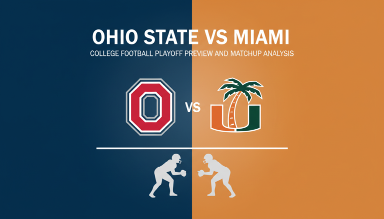 Ohio State vs Miami: College Football Playoff Preview and Matchup Analysis