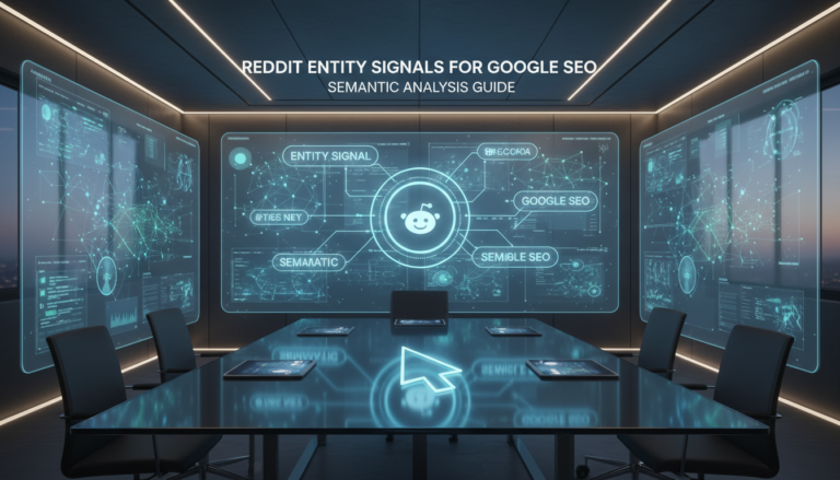 Reddit Entity Signals for Google SEO: Semantic Analysis Guide