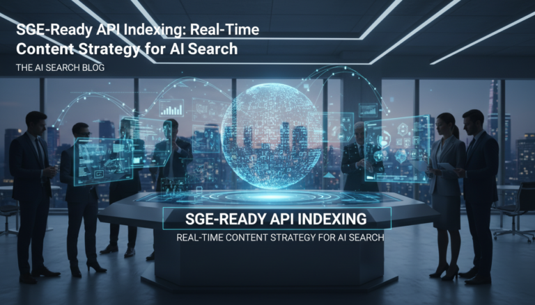 SGE-Ready API Indexing: Real-Time Content Strategy for AI Search