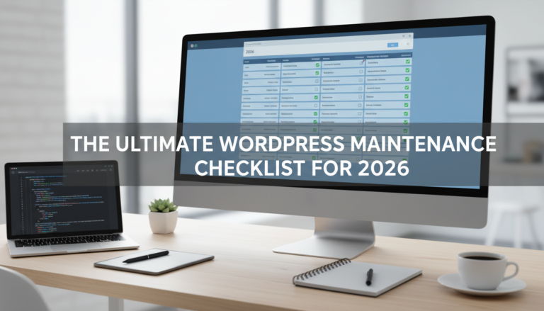 The Ultimate WordPress Maintenance Checklist for 2026