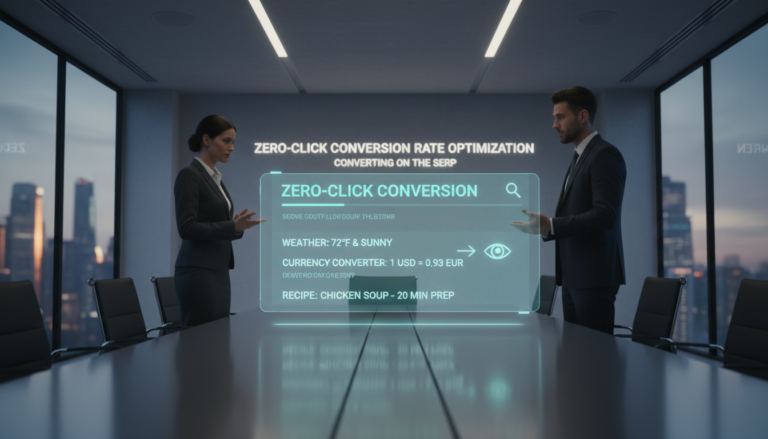 Zero-Click Conversion Rate Optimization: Converting on the SERP