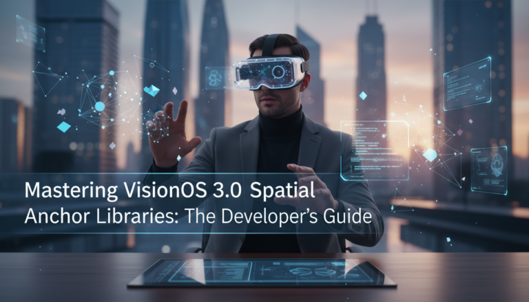 Mastering VisionOS 3.0 Spatial Anchor Libraries: The Developer's Guide