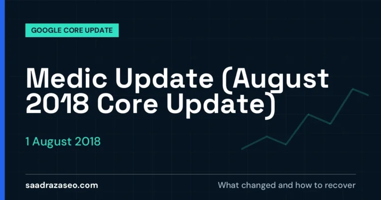 Google Medic Update (August 2018 Core Update), 1 August 2018: what changed and how to recover