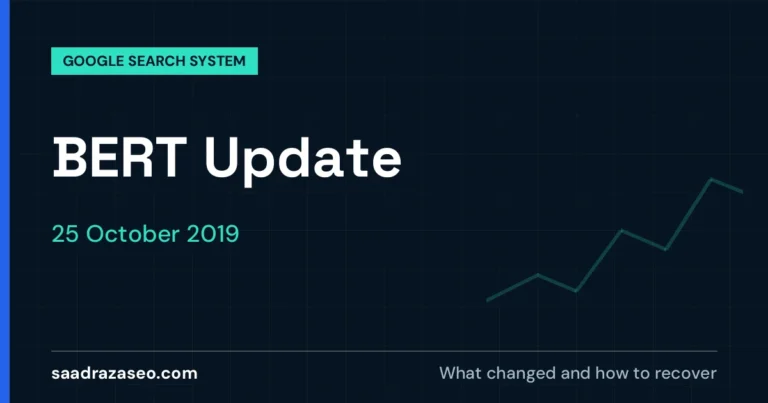 Google BERT Update, 25 October 2019: what changed and how to recover