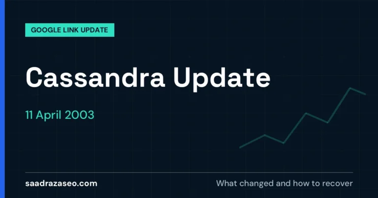 Google Cassandra Update, 11 April 2003: what changed and how to recover