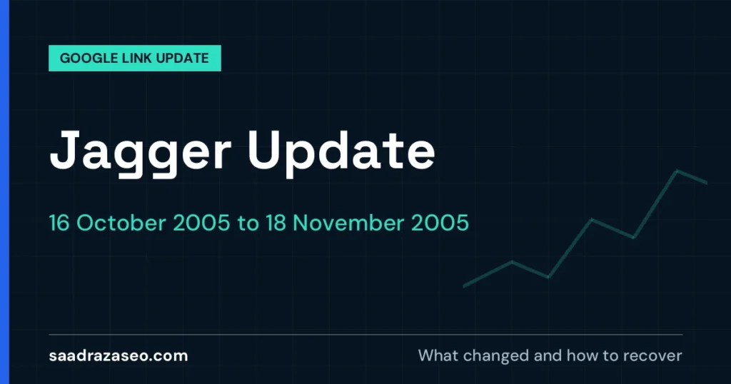 Google Jagger Update, 16 October 2005 to 18 November 2005: what changed and how to recover