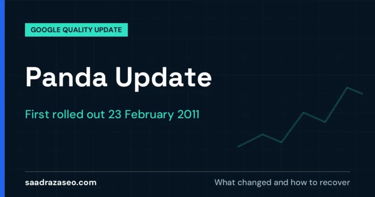Google Panda Update, First rolled out 23 February 2011: what changed and how to recover