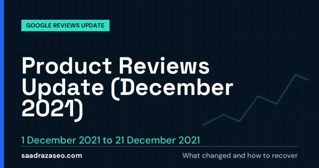 Google Product Reviews Update (December 2021), 1 December 2021 to 21 December 2021: what changed and how to recover