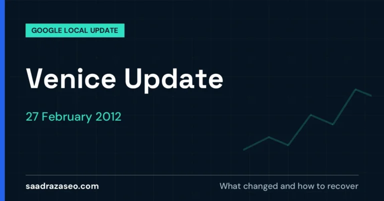 Google Venice Update, 27 February 2012: what changed and how to recover